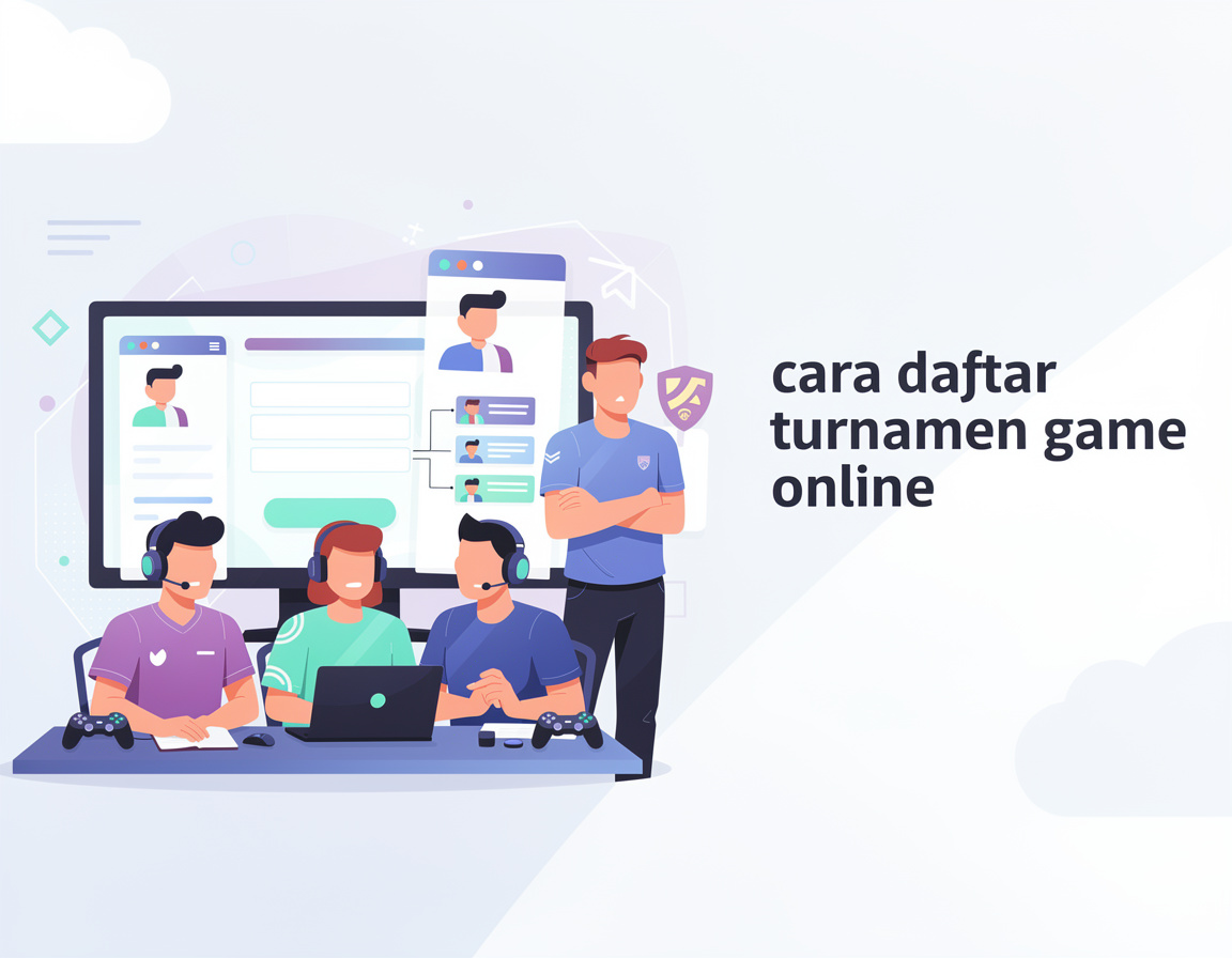 Ilustrasi coco777 cara daftar turnamen game online untuk peserta casual dan kapten baru